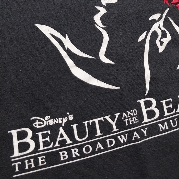 VINTAGE 90s "BEAUTY & THE BEAST" BROADWAY MUSICAL TEE - Picture 3 of 6